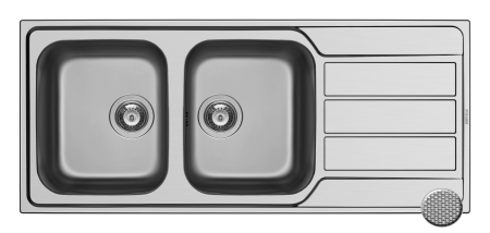 Chiuvete inox - Chiuveta Inox Athena 1160mm*500mm