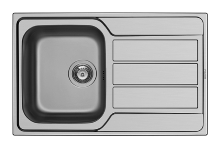 Chiuvete inox - Chiuveta Inox ATHENA 79x50 1B 1D SM