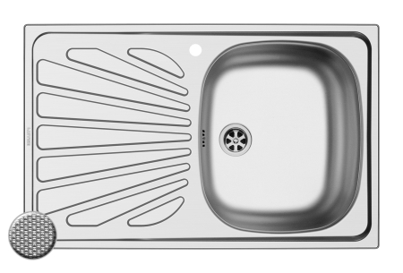 Chiuvete inox - Chiuveta Inox Creta  755mm*480mm DR