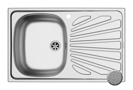 Chiuvete inox - Chiuveta Inox Creta  755mm*480mm ST