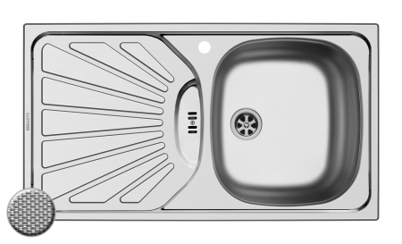 Chiuvete inox - Chiuveta Inox ET78 780mm*435mm DR