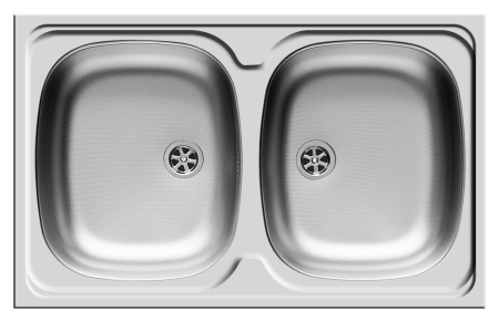 Chiuvete inox - Chiuveta Inox INTERNATIONAL 800mm*500mm