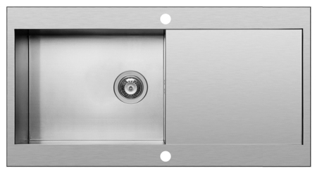 Chiuvete inox - Chiuveta Inox MONDRIAN 100x53 1B 1D LN