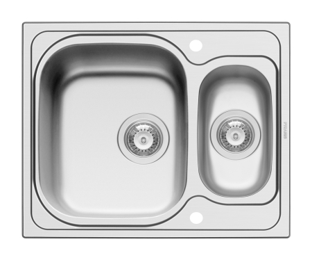 CHIUVETE - Chiuveta Inox Pyramis AMALTIA 62x50 1 1/2B SM