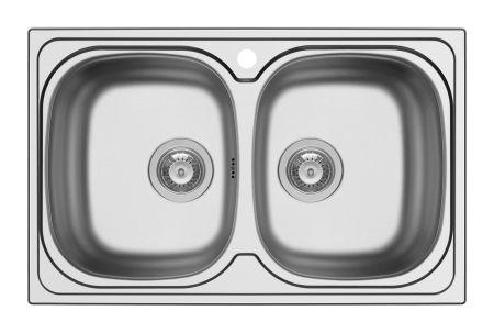Chiuvete inox - Chiuveta inox Pyramis AURORA 79x50 2B SM