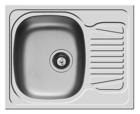 Chiuvete inox - Chiuveta Inox Sparta 62x50 1B 1D SM