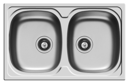 Chiuvete inox - Chiuveta Inox SPARTA  79x50 2B SM
