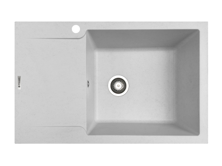 CHIUVETE - Chiuveta soft compozit Pyramis MAGNIFICA Durothek 1B1D DR White