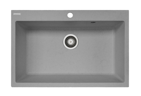 CHIUVETE - Chiuveta soft compozit Pyramis Square DUROTHEK 76x50 1B gri