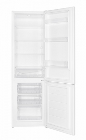 Combina frigorifica Heinner HC-HM262E++, 262 l, Control electronic, Iluminare LED, Usi reversibile, Clasa E, H 180 cm, Alb [1]