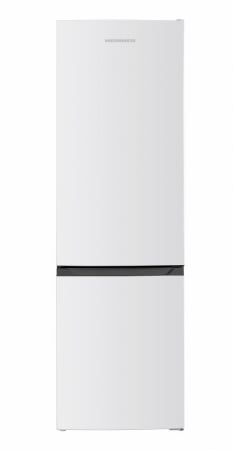 PROMOTII - Combina frigorifica Heinner HC-HM262E++, 262 l, Control electronic, Iluminare LED, Usi reversibile, Clasa E, H 180 cm, Alb
