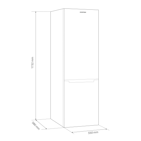 Combina frigorifica Albatros CF333E, 248 l, Clasa E [2]