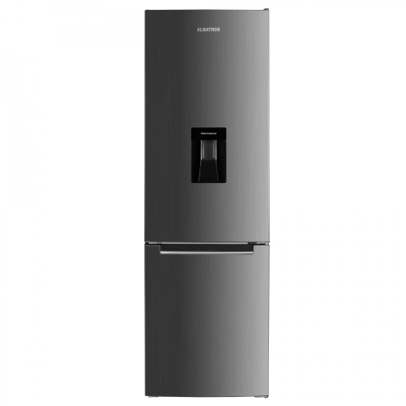Combina frigorifica Albatros CFXD343E, 260 l, Dozator de apa, Clasa E, Inox [0]