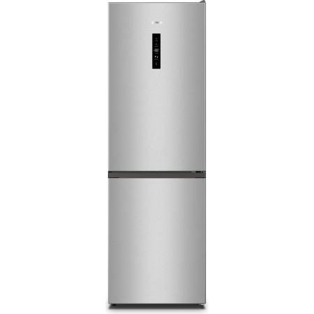 Combine Frigorifice - Combina frigorifica GORENJE NRK6192AS4, No Frost Plus, 304 l, H 186 cm, Clasa E, argintiu