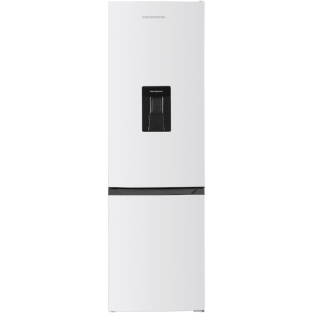 Resigilate - Combina frigorifica HEINNER HC-HM260INVWDD, Clasa D, 260L, Dozator apa, Control electronic cu termostat ajustabil, Lumina LED, Usa reversibila, Alb