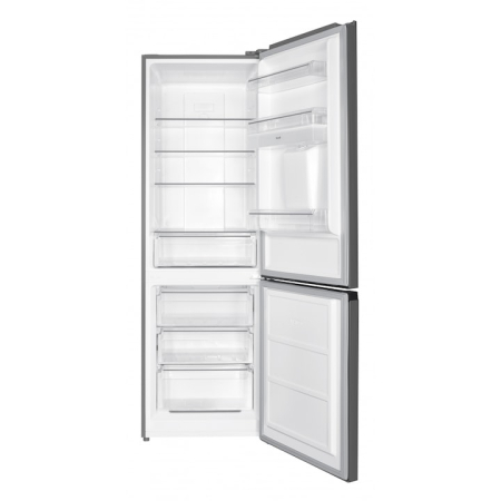Combina frigorifica HEINNER HCNF-HM291INVXWDE+, 291 l, Clasa E, Dozator apa, Compresor Inverter, Lumina LED, H 186 cm Inox [1]