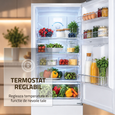 Combina frigorifica Samus SCW401NFIDE, 291 l, Full No Frost, Motor dual Inverter, Clasa E, Alb [9]