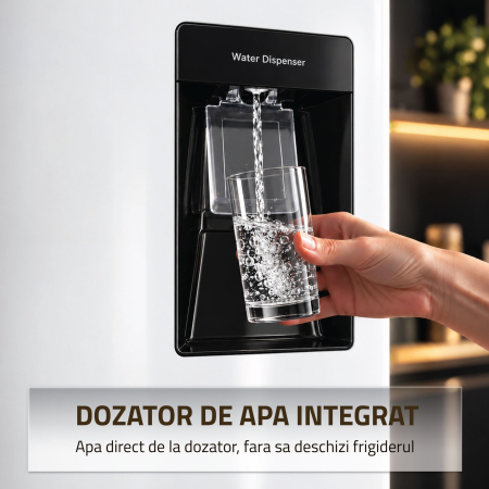 Combina frigorifica Samus SCW401NFIDE, 291 l, Full No Frost, Motor dual Inverter, Clasa E, Alb [5]