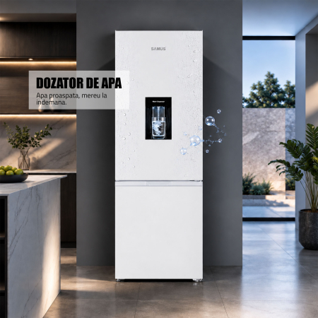 Combina frigorifica Samus SCW517NFIDE, 324 l, Full No Frost, Motor dual Inverter, Clasa E, Alb [7]