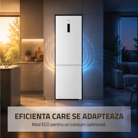 Combina frigorifica Samus SCW540NFIE, 400 l, Full No Frost, Motor dual Inverter, Clasa E, Alb [12]