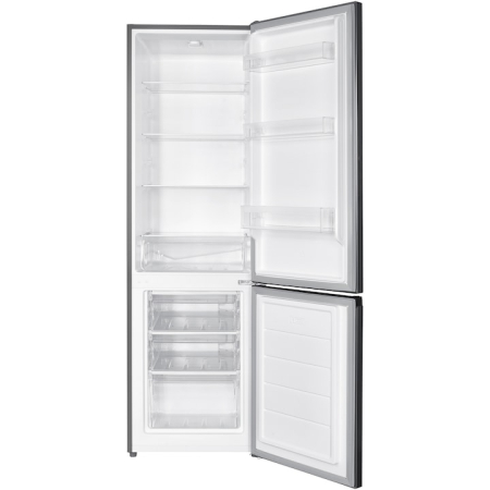 Combina frigorificaHEINNER HC-HM262INVXD, Clasa D, 262L , Control electronic cu termostat ajustabil, Lumina LED, Usa reversibila, Inox [1]