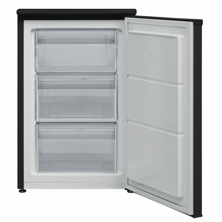 Congelator Heinner HFF-V102BKE++, 103 l, 3 sertare, Clasa E, Control mecanic, H 83.8 cm, Negru [1]