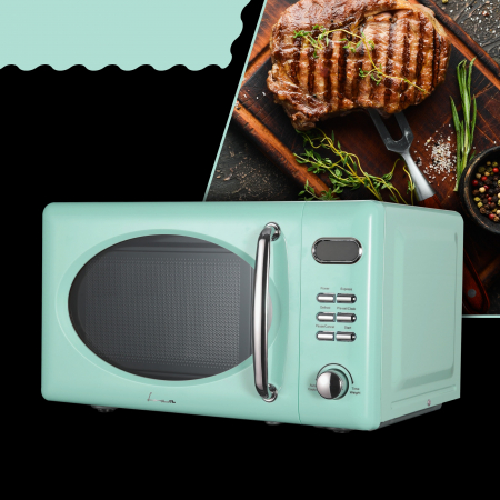 Cuptor cu microunde Fram FMW-20DGGR, 20l, 700W, Digital, Grill 800W, 5 Nivele de putere, Functie decongelare, Verde [1]