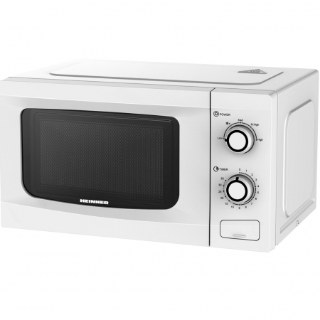 Cuptoare cu microunde - Cuptor cu microunde Heinner HMW-M2035WH, 20 l, 700 W, Control mecanic, Timer, Alb