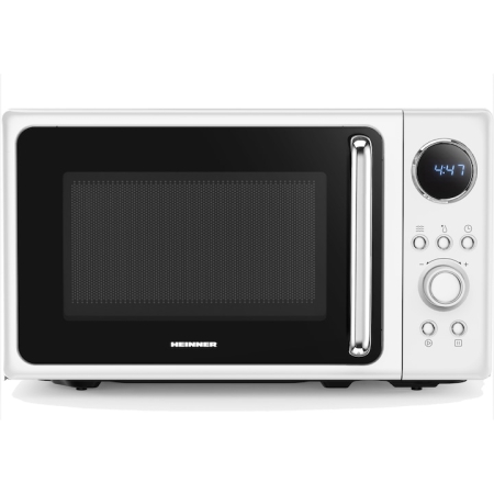 Cuptoare cu microunde - Cuptor cu microunde HEINNER HMW-MD20DRWH, 20L, Control digital, 800W, Afisaj digital, Alb