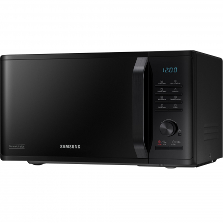 Cuptor cu microunde Samsung MS23K3515AK/OL, 23 l, 800 W, Auto cook, Quick Defrost, Interior ceramic, Child lock, Negru [4]