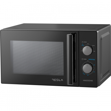 Cuptor cu microunde Tesla MW2030MB, 20L, 700W, Mecanic, Negru [1]