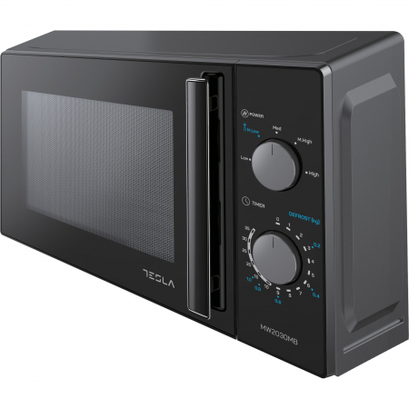 Cuptor cu microunde Tesla MW2030MB, 20L, 700W, Mecanic, Negru [2]