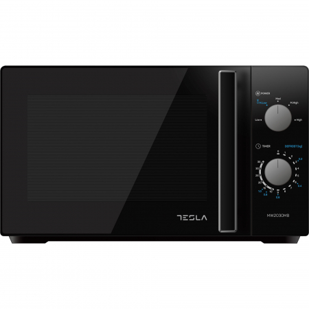 Cuptoare cu microunde - Cuptor cu microunde Tesla MW2030MB, 20L, 700W, Mecanic, Negru