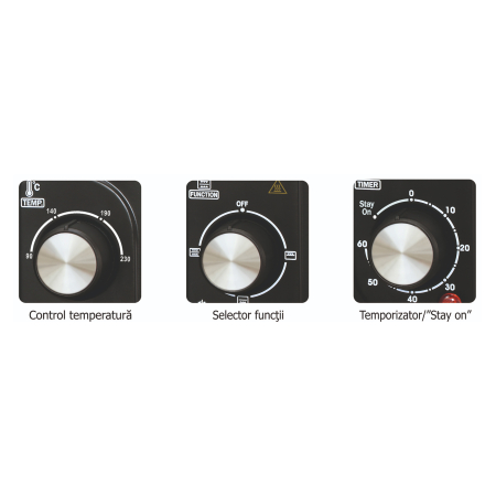 Cuptor electric Albatros A23B2, 23 l, Negru [2]