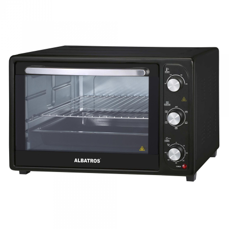 Cuptoare electrice - Cuptor electric Albatros A45BC2, 45 l, Neagra