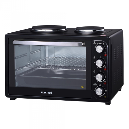Cuptoare electrice - Cuptor electric Albatros A45BP2, 45 l, Neagra