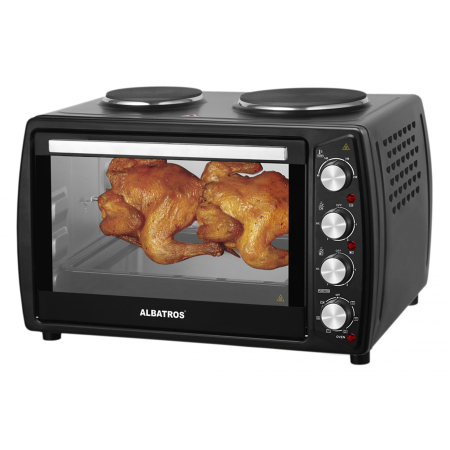 Cuptoare electrice - Cuptor electric Albatros A63BPRC2, Neagra