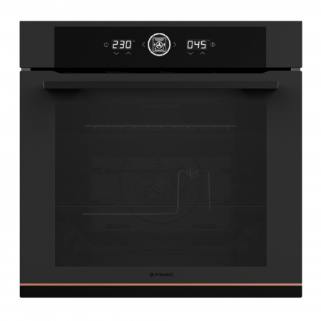 Cuptoare Electrice - Cuptor electric Pyramis 60IN 2082 Cooper Line Touch Black Glass