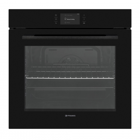Cuptoare Electrice - Cuptor electric Pyramis 6OIN BO105V Full Black Glass
