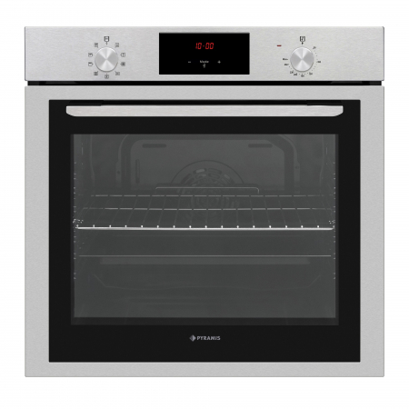 Cuptoare Electrice - Cuptor electric Pyramis 6OIN BO173V Black Glass & Inox