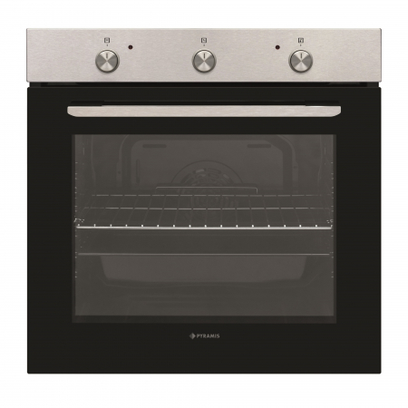 Cuptoare Electrice - Cuptor electric Pyramis PO78021008PIX Black Glass si Inox