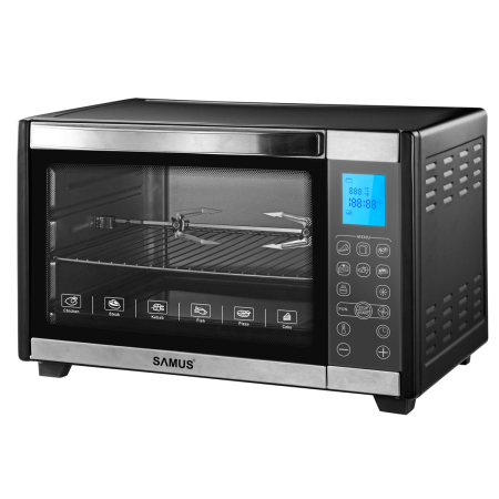 Cuptoare electrice - Cuptor electric Samus CSD-45BRC2, 45 l, Rotisor, Convectie, Neagra
