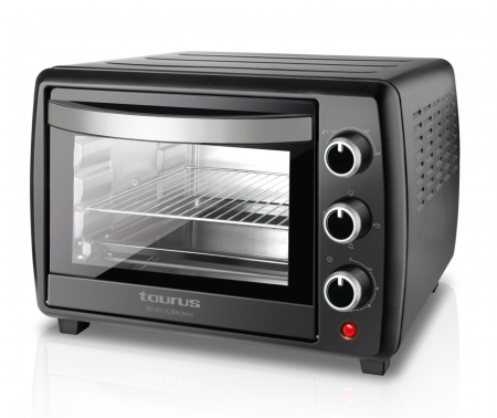 Cuptoare cu microunde - Cuptor electric Taurus Horizon 22,1500W, 22 litri, programare 60 min., Accesorii, Negru