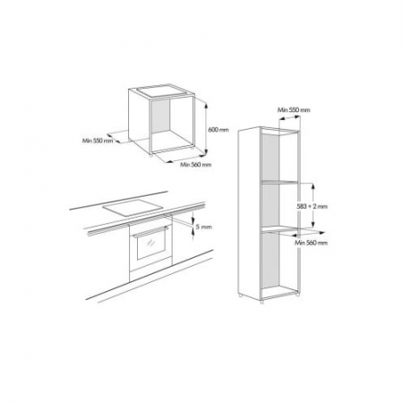 Cuptor incorporabil Whirlpool AKZM 8420 NB, Electric, 73 L, Multifunctional, Autocuratare hidroliza, Clasa A+, Negru [5]