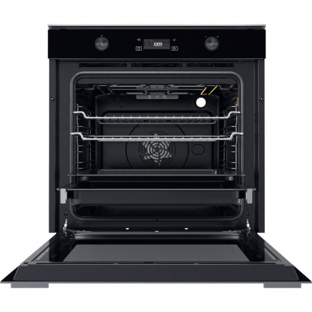 Cuptor incorporabil Whirlpool W7 OM5 4S P, 73l, A+, Maxi Cook, Turbo Grill, Autocuratare pirolitica, Negru/Inox [2]