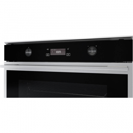 Cuptor incorporabil Whirlpool W7 OM5 4S P, 73l, A+, Maxi Cook, Turbo Grill, Autocuratare pirolitica, Negru/Inox [5]