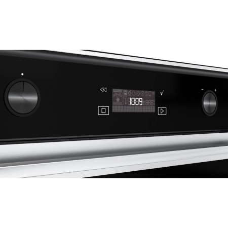 Cuptor incorporabil Whirlpool W7 OM5 4S P, 73l, A+, Maxi Cook, Turbo Grill, Autocuratare pirolitica, Negru/Inox [4]