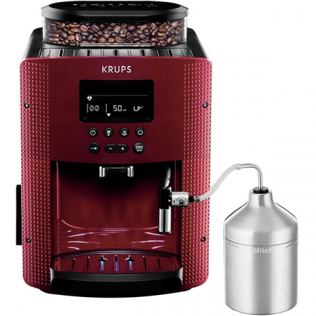Espressor automat KRUPS Essential EA816570, 1.7l, 1450W, 15 bar, rosu-negru [1]