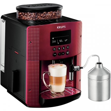 Espressor automat KRUPS Essential EA816570, 1.7l, 1450W, 15 bar, rosu-negru [3]