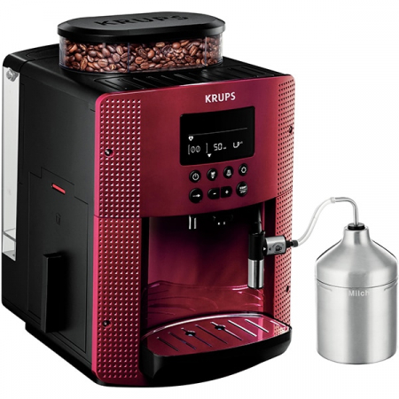 Espressor automat KRUPS Essential EA816570, 1.7l, 1450W, 15 bar, rosu-negru [2]